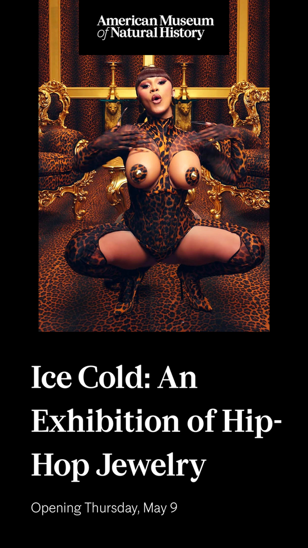 American Museum of Natural History presents "Ice Cold: An Exhibition of Hip Hop Jewelry"