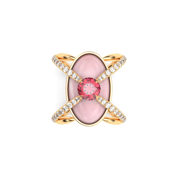 Louis Vuitton Gold, Opal And Diamond Blossom Ring Available For
