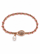 TOPSPIN Desert Diamond Tennis Bracelet / Bijules Pink