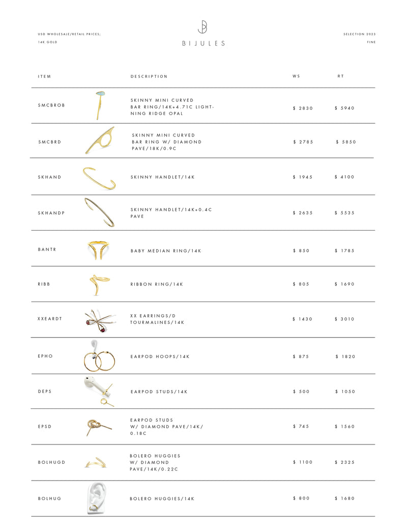 Bijules Couture- 14K/18K
