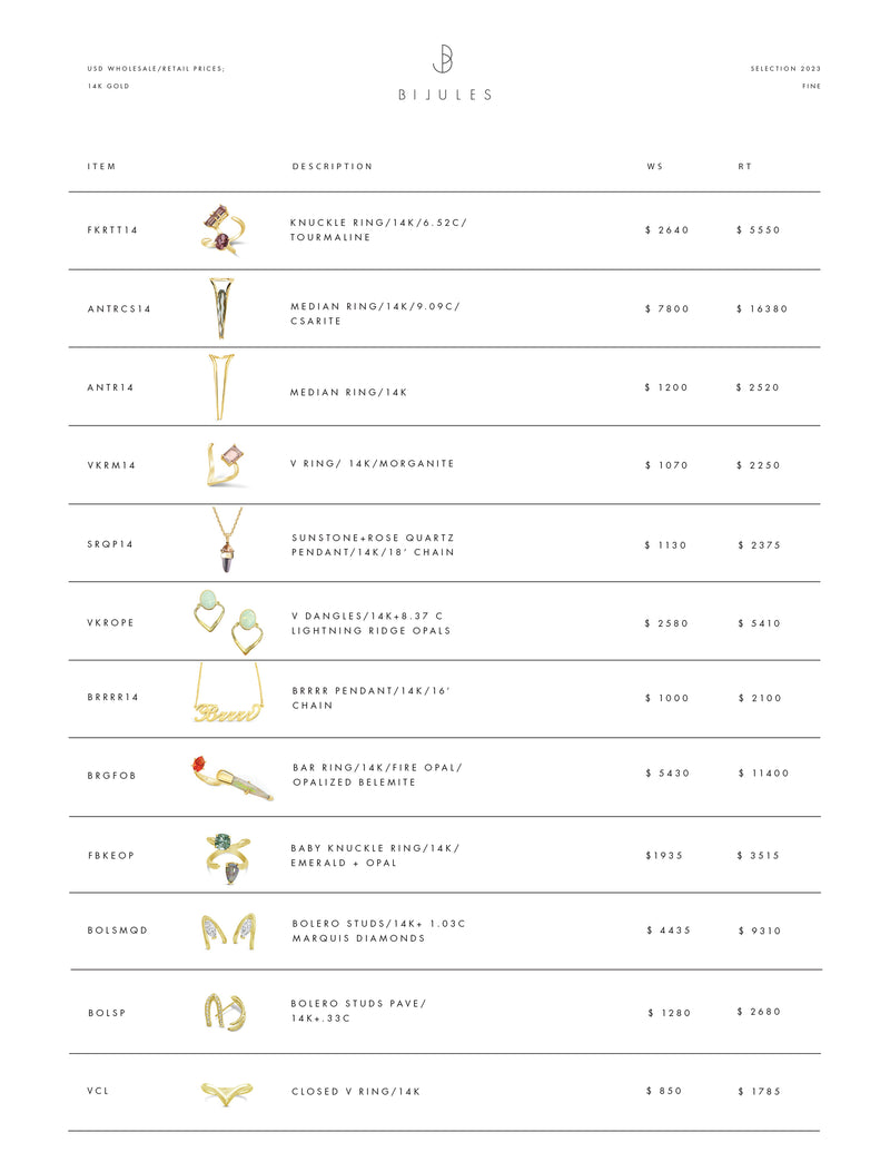 Bijules Couture- 14K/18K