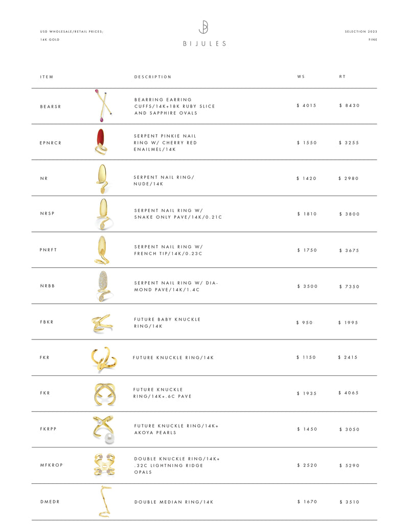 Bijules Couture- 14K/18K