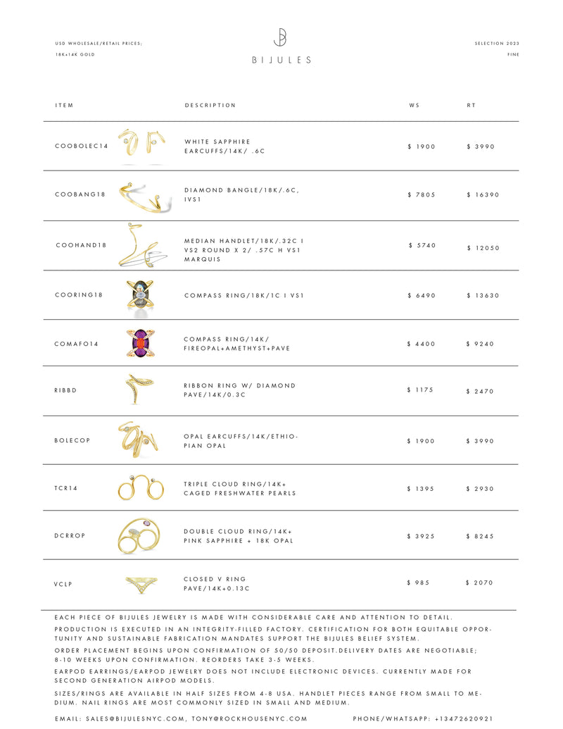 Bijules Couture- 14K/18K