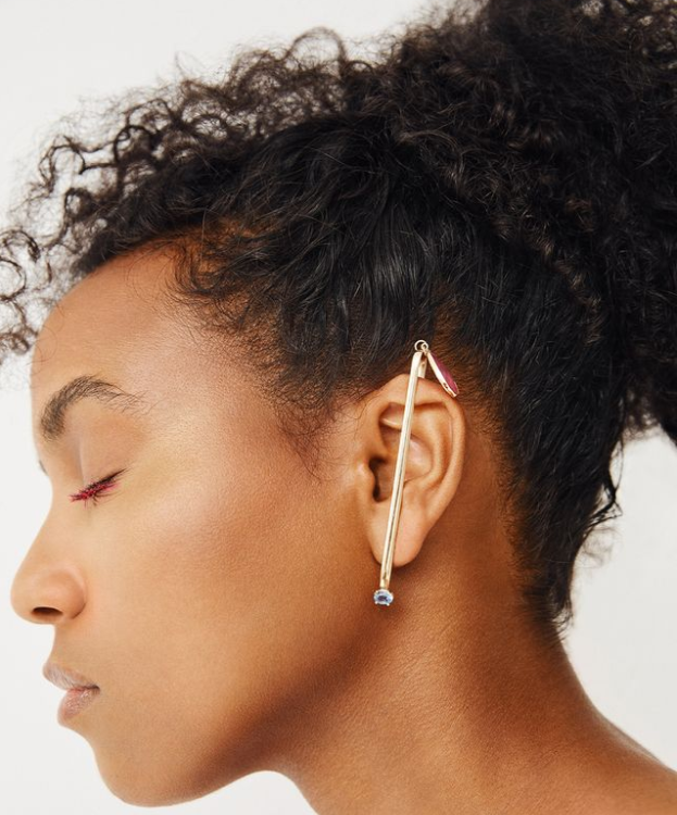 Petrol Bearring Earring Cuff