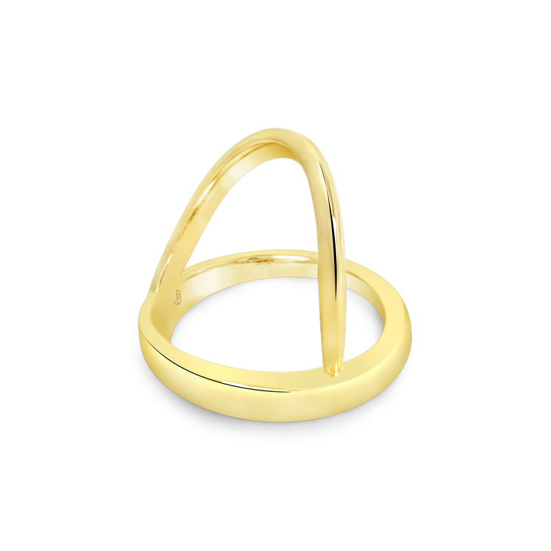 Bolero T Ring - Nude
