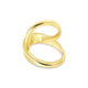 Bolero T Ring - Nude