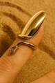 Desert Diamondback Serpent Nail Ring©