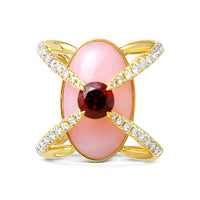 Compass Ring- La Vie en Rose