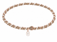 TOPSPIN Desert Diamond Rivière Necklace / Chalk White/ Rose Gold