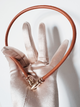Hermes Orange Bolo Choker
