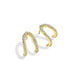 Fine Verge Pave Studs
