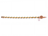 TOPSPIN Desert Diamond Tennis Bracelet / Grass Green