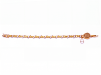 TOPSPIN Desert Diamond Tennis Bracelet / Chalk White