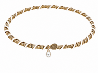 TOPSPIN Desert Diamond Rivière Necklace / Chalk White