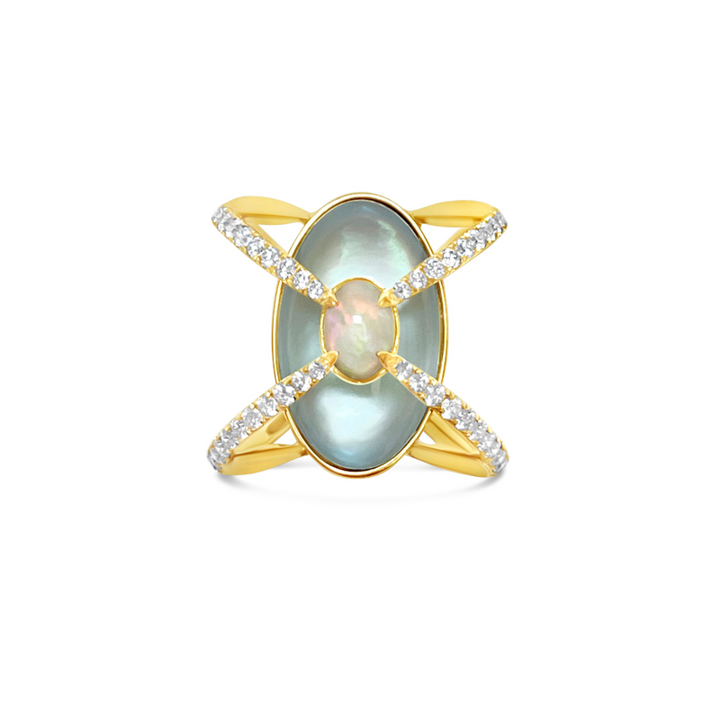 Compass Ring- Wave Life