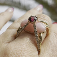 Compass Ring- La Vie en Rose