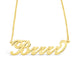 Scripted Nameplate Necklace
