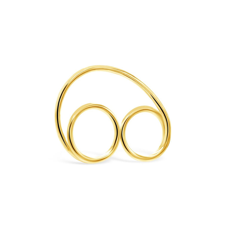 Fine Double Cloud Ring