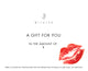 GIFT CERTIFICATE