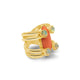 Four-Eyed Opal Coral Ring