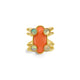 Four-Eyed Opal Coral Ring
