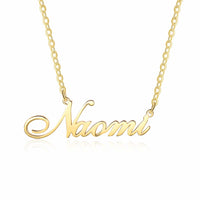 Scripted Nameplate Necklace