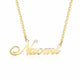 Scripted Nameplate Necklace