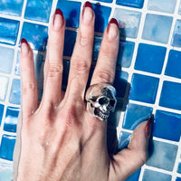 Memento Mori Skull Ring